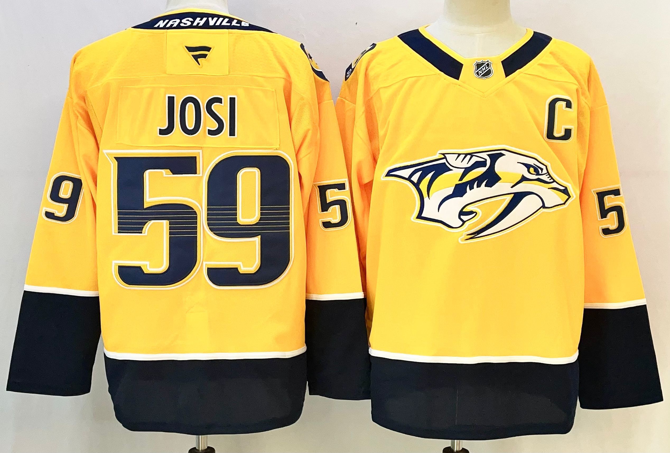 Men Nashville Predators #59 Josi Yellow 2026 Adidias NHL Jersey style 001->buffalo sabres->NHL Jersey